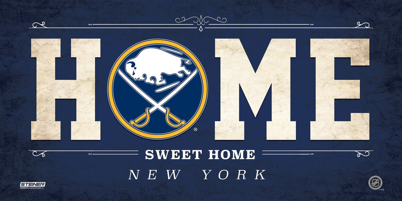 Buffalo Sabres 6x12 Home Sweet Home Sign