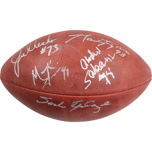 Sack Exchange Multi-Signed NFL Duke Football Mark Gastineau Joe Klecko Abdul Salaam Marty Lyons w/ Sack Exchange Insc