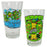 Teenage Mutant Ninja Turtles Phrases Pint Glass 2-Pack      