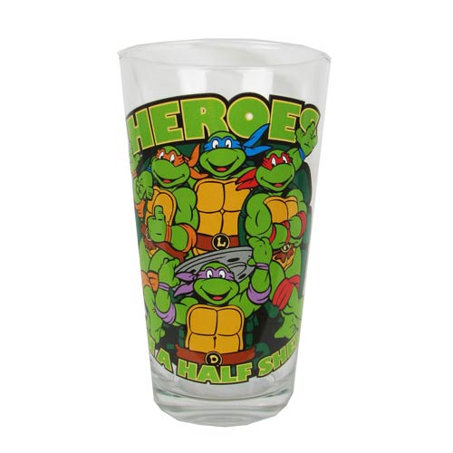 TMNT Heroes in a Half Shell 16 oz. Pint Glass               