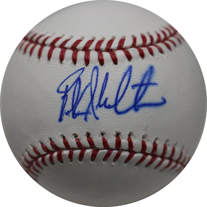 Buck Showalter Signed MLB Baseball (MLB Auth) (Imperfect)