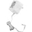 H201/H202 AC ADAPTER WHT