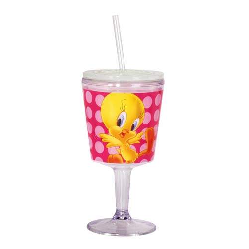 Looney Tunes Tweety Bird Insulated Goblet with Lid          