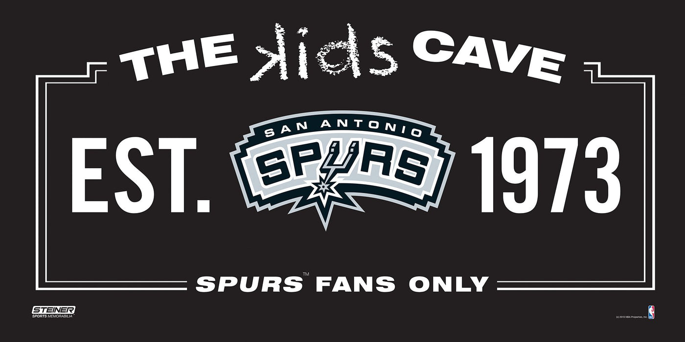 San Antonio Spurs 6x12 Kids Cave Sign