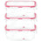 3X 13OZ RECT LOCK & LOCK