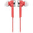 DGTL STEREO EARPHN RED