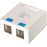 2 PORT BISCUIT BOX WHT