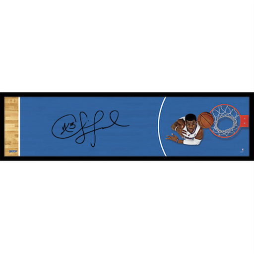 Chris Paul Los Angeles Clippers Layup Top View Signed 12x48 Panoramic Photo (Framed)