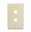 Ic107f02al - 2port Face Almond