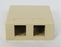 Surface Mount Box- 2-port- 25pk- Iv