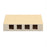 Ic107sb4iv- Surface Box- 4 Port- Ivory