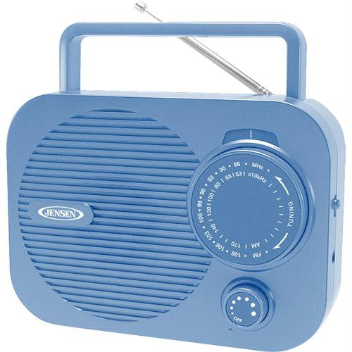 Portable Am-fm Radio (blue) W- Aux Jack