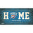 Oklahoma City Thunder 6x12 Home Sweet Home Sign