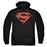 Superman New 52 Red Block Logo Hoodie                       