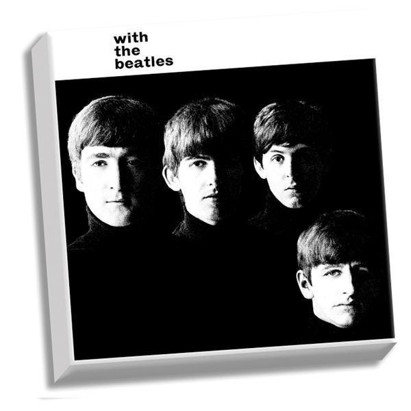 The Beatles With The Beatles 20x20 Stretched Canvas
