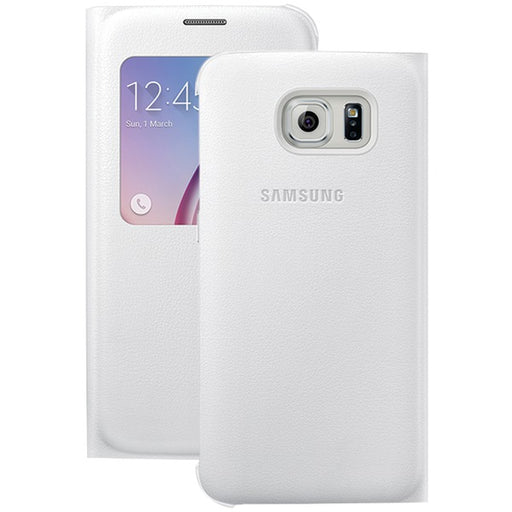 GLXY S6 S VIEW FLPCVR WHT