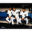 Derek Jeter  Don Zimmer  Joe Torre Sitting in Dugout 16x20 photo Signed by Joe Torre