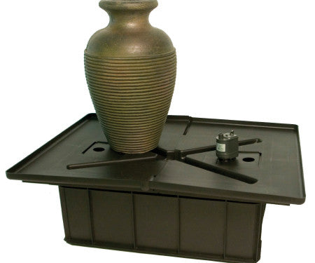 Garden Accents: Green Amphora Vase Fountain Kit