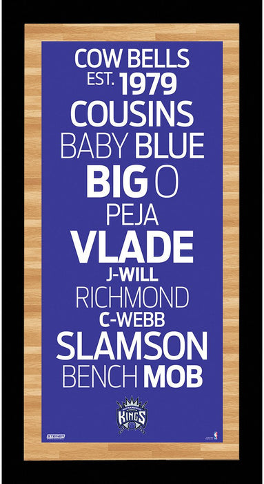 Sacramento Kings Subway Sign Wall Art 9.5x19 Photo
