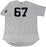 James Pazos New York Yankees 2016 Game Used #67 Pinstripe Jersey(10/2/2016)(JC007581)