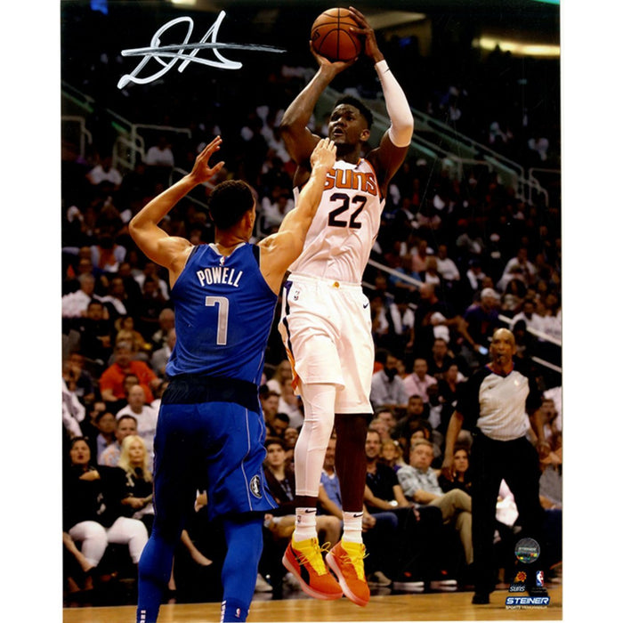 DeAndre Ayton Signed Phoenix Suns NBA Debut 8x10 Photo 
