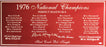 Bob Knight Signed Perfect Season Panoramic Photo w/ “No 0’s since” insc