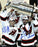 Ken Daneyko/ Martin Brodeur Dual Signed 'Raising the Cup' 8x10 Photo w/ "3x SC Champs" Insc By Daneyko