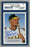 David Justice Signed 2002 Topps Card - A's - "Bowman Heritage" - Side view portrait/bat on shoulder (Slabbed by Steiner)