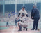 Larry Berra Turning Towards Catcher 11x15 Horizontal Photo w/ "HOF 72" insc
