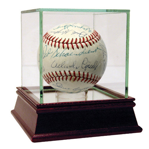 1968 St Louis Cardinals NL Champs Team Signed 22 Sig ONL Giles Baseball JSA