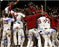 Boston Red Sox Multi Signed 2013 WS Celebration Horizontal 16x20 Photo (MLB Auth) (10 Sigs)(JSA/SSM)