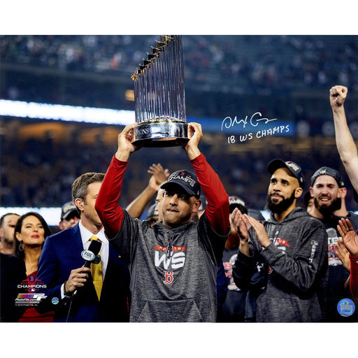 Alex Cora Signed Boston Red Sox 2018 World Series Champions 16x20 Photo w/ "18 WS Champs" Insc
