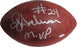 OJ Anderson Super Bowl XXV Football w/ "SB XXV MVP" Insc.