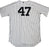Ivan Nova Jersey - NY Yankees 2013 Season Game Used #47 Pinstripe Jersey (8/22/2013) (0000002935) (Size 50) (EK800202)