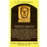 Joe DiMaggio Signed Yellow Baseball Hall of Fame Plaque Card (JSA Auth)