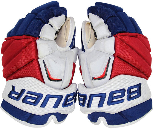 Matt Hunwick New York Rangers  2014-2015 Season Game Used APX2 Gloves (Pair)