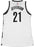Cory Jefferson Jersey - Brooklyn Nets 2014-2015 Season Game Used #21 White Jersey (XL)  (Used 3/2  3/4  3/23  3/27)(BKN00901)