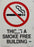 Smoke Free Building Sign From  Giants Stadium (14x10)