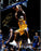 Shaquille ONeal Signed LA Lakers Yellow Jersey Dunk 16x20 Photo Signed in Gold