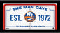 New York Islanders Man Cave Sign 6x12 Framed Photo