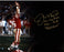 Joe Montana Signed 'Touchdown Signal' Spotlight 16x20  Photo w/ "4-0 in Super Bowls  11TD's- 0INT's  Perfect" Inscription