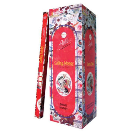 Flute Brand Square Incense- Calling Money
