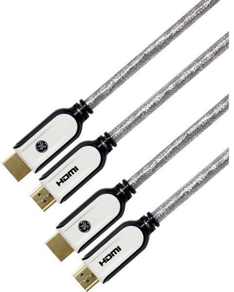 GE - High-Speed HDMI(R) Cable with Ethernet, 6 ft