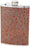 Maxam 8 oz S/S Flask w/ Faux Ostrich Leather Wrap