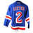 Brian Leetch Signed New York Rangers Blue Premier Jersey w/ "A" Patch