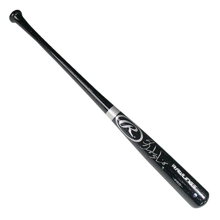 Brandon Nimmo Signed Rawlings Black Bat