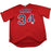 David Ortiz Signed Majestic Red Sox Red #34 Replica Alternate Jersey (Fanatics/SSM)