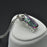 D&Z Handmade Fire Rainbow Mystic Natural Crystal Pendant Necklace Sterling Silver Vintage for Women Necklace Jewelry