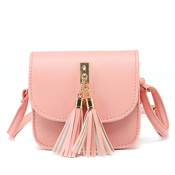 2017 Dream Fashion Small Chain Women's Bag Candy Color Tassel Messenger Bag