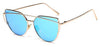 Brand Designer Cat Eye Sunglasses Women's Fashion Sun Glasses Women's Mirror Fashion Eyewear